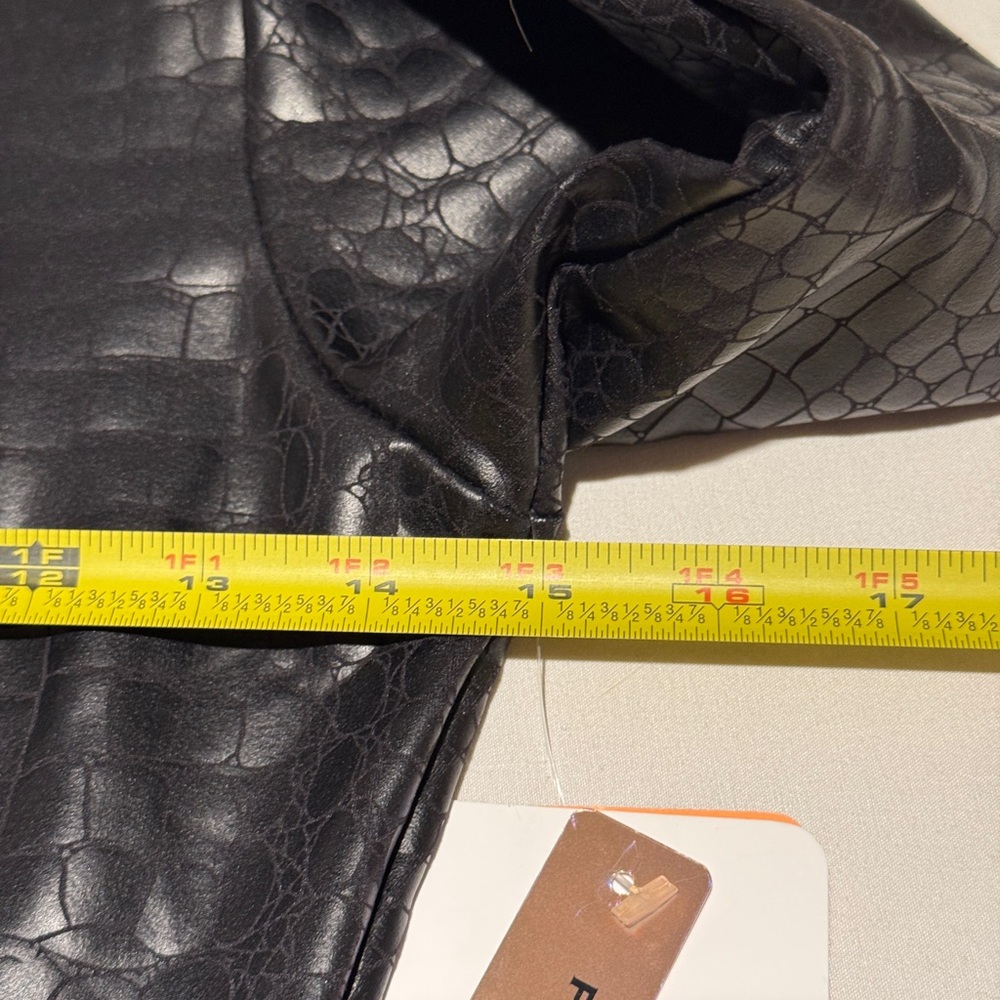 X by Gottex Line Jacket in Black Croc Print XS NWT Peach Skin Collection - Picture 9 of 11